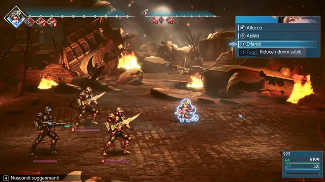 Final Fantasy Resonance, traduzione italiana: Comandi e suggerimenti di combattimento del gioco completo in italiano